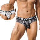 INTYMEN/Marble Brief ファッション メンズ セクシー下着 肌触 ローライズ 吸水速乾 ストレッチ ジム 運動 日常でも 通気性 ブリーフ i...