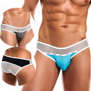 INTYMEN/ 2Tone Bikiniファッション メンズ セクシー下着 肌触 ローライズ 吸水速乾 ドットメッシュ ストレッチ ジム 運動 日常 通気性 ...