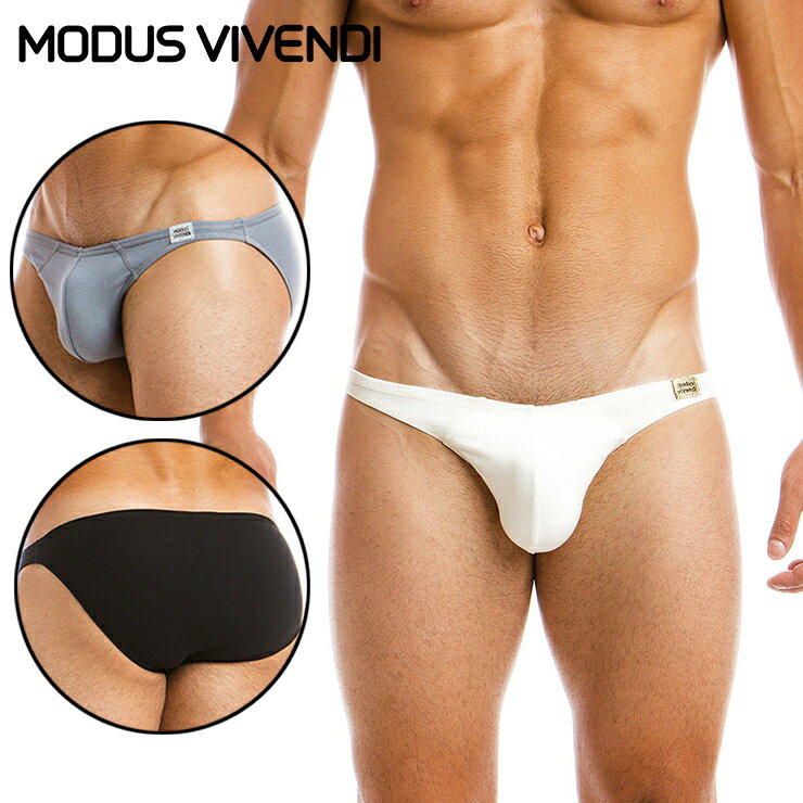 MODUS VIVENDI/SILK LOW CUT BRIEF 贅沢 ファッション 男性インナー シルク素材 ローライズ スポーツ 快適 セクシー メンズ ビキニ