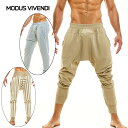 MODUS VIVENDI /L.A.Prayer Meggings ファッション クロッチジョガー 快適フィットメギング 高級コットン 贅沢 メンズ スポーツ