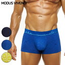 MODUS VIVENDI Boxer ギリシャ製 ファッション 男性インナー 綿 高品質素材 ローライズ セクシー メンズ 王道ボクサーパンツ