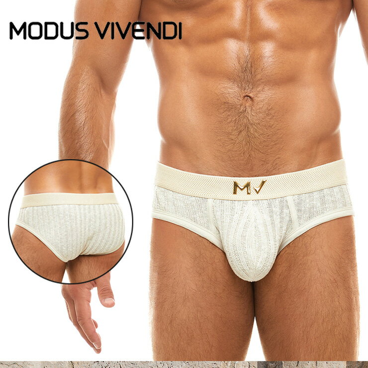 MODUS VIVENDI /KNITTED CLASSIC BRIEF ファッション 男性インナー 高級コットン素材 スポーツ ソフト通気性 編み物 生地 ストレッチ セクシー メンズ ブリーフ