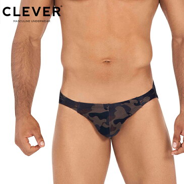 CLEVER /Origin Honesty Bikini Brief ファッション メンズ 男性インナー 高品質 セクシー カモフラージュ柄 透明素材 吸水速乾 スポーツ ビキニ ブリーフ