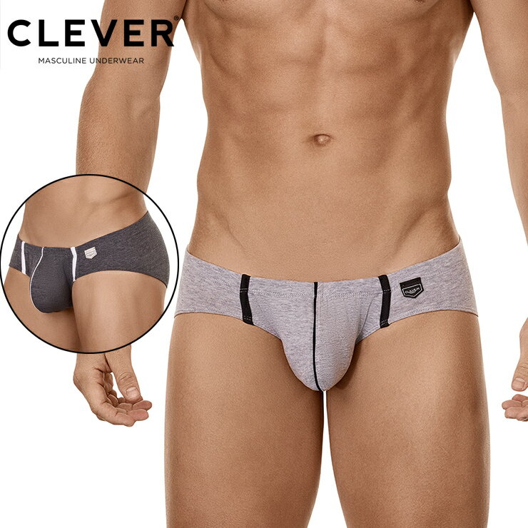 CLEVER/Beats Latin Brief ファッション メンズ 男性インナー 高品質 セクシー ローライズ 立体フロント 柔らか素材 触り肌 吸水速乾 スポーツ ビキニ ブリーフ