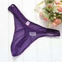 Muslin T-Back ファッション 透明素材 T-Back メンズ Tバック 通気性 速乾性 伸縮性 ローライズ セクシー
