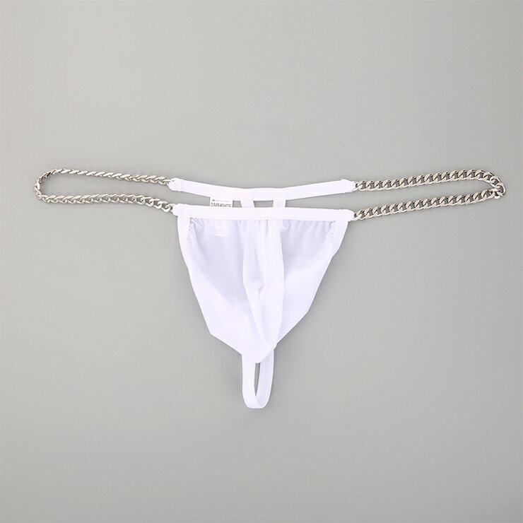 Gold ChainThong ファッション 男性 Tバック ソフト 弾性生地 おしゃれ メンズ パ...