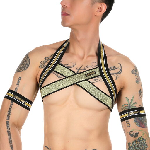 BLACK GOLD HARNESS 情熱 ハーネス 情熱 パッション クラブ ソフト生地 セクシー ショー パーティー 通気性 クラブ ビーチ フリーサイズ BLACK GOLD HARNESS 情熱 ハーネス 情熱 パッション クラブ ソフト生地 セクシー ショー パーティー 通気性 クラブ ビーチ フリーサイズ