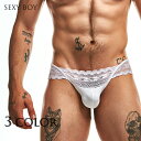 Lace HOT Jockstrap メンズ ジョックストラップ セクシー系 男性 下着 レース生地 セクシー 吸水速乾