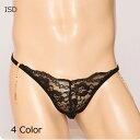Lace Mesh T-BACK ファッション Tパック ポーチ レース素材 男性 柔らか素材 涼しさ ローライズ 情熱 セクシー 刺激 メンズ パッション フリーサイズ