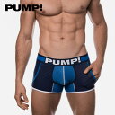 PUMP Titan Jogger Boxershort パンプ ボクサーパンツ ストレッチ PUMP! おしゃれ インナー 立体縫製 通気性 ストレッチ スポーツ