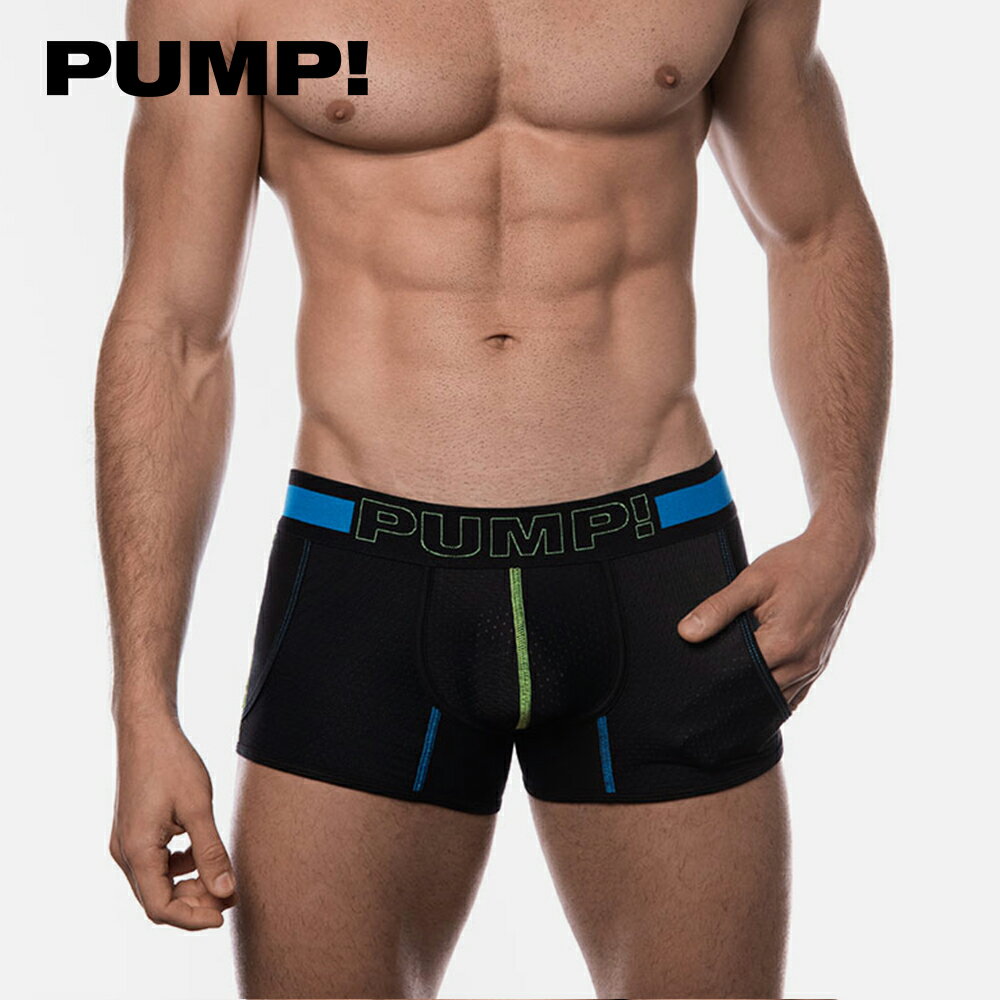 PUMP SONIC JOGGER パンプ ボクサーパンツ ストレッチ PUMP! おしゃれ インナー 立体縫製 通気性 ストレッチ スポーツ メッシュ素材