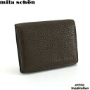 ミラショーン mila schon 財布 小銭入れ コインケース 濃茶 msmw3fc1-20 メンズ 紳士 ギフト 定番 彼氏 彼女 プレゼント
