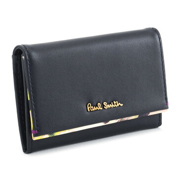 展示品箱なし ポールスミス 名刺入れ カードケース ネイビー(黒に近いネイビーです。) Paul Smith pwa362-30 レディース 婦人