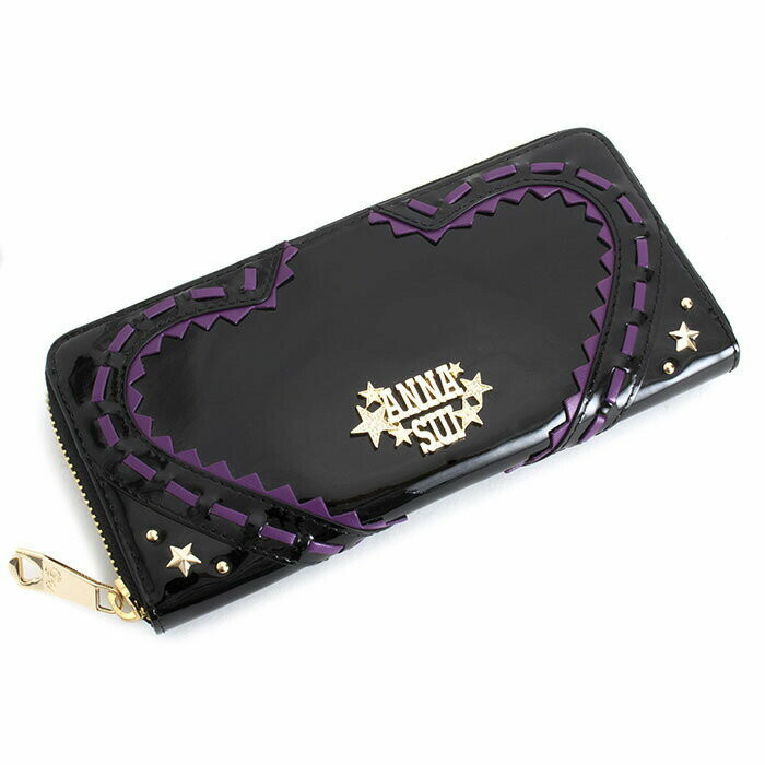 アナスイ 長財布（レディース） アナスイ 財布 長財布 ラウンドファスナー 黒 ANNA SUI 311610-10 レディース 婦人 ギフト 定番 彼氏 彼女 プレゼント