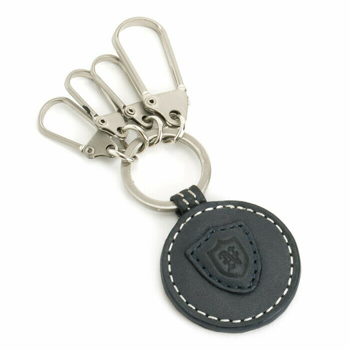 ニューヨーカー キーリング キーホルダー ネイビー NEWYORKER ACCESSTORY nyk010-30 メンズ 紳士 ギフト 定番 彼氏 彼女 プレゼント