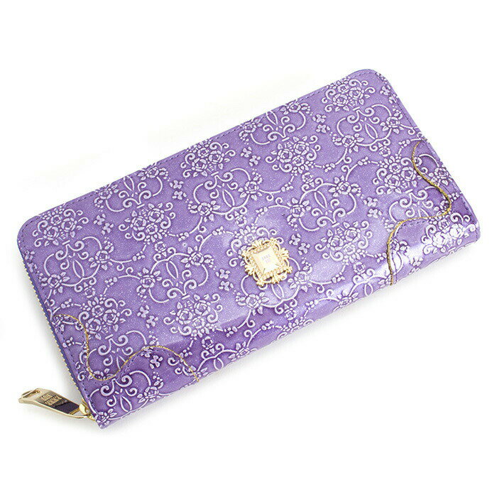 展示品箱なし アナスイ 財布 長財布 ラウンドファスナー 紫(パープル) ANNA SUI 310490-90 レディース 婦人