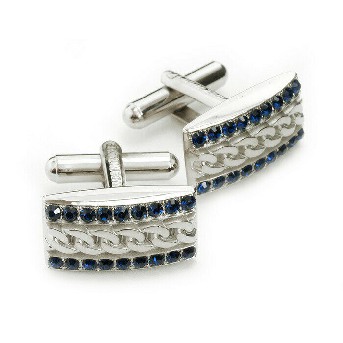 モンアート カフス イタリア製 MONART シルバー×ブルー 61mn0238 メンズ 紳士 ギフト 定番 彼氏 彼女 プレゼント