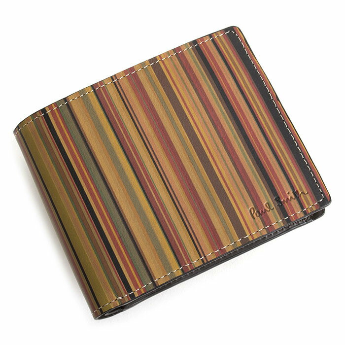 ＜クーポン配布中＞展示品箱なし ポールスミス 財布 二つ折り財布 マルチ Paul Smith psy354-70 メンズ 紳士