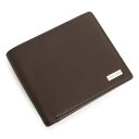 展示品箱なし ミラショーン 財布 二つ折り財布 カード&札入れ チョコ mila schon msmw9ts1-20 メンズ 紳士(4)