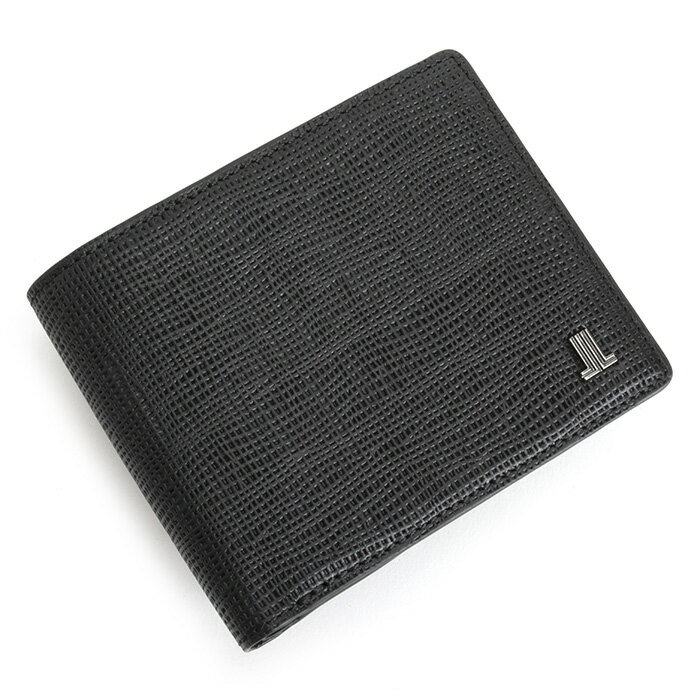 ＜クーポン配布中＞展示品箱なし ランバンコレクション 財布 二つ折り財布 黒(ブラック) LANVIN collection jlmw6ps2-10 メンズ 紳士