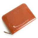 訳あり エレザ 財布 二つ折り財布 ラウンドファスナー 赤(レッド。オレンジっぽいお色です。) El ...