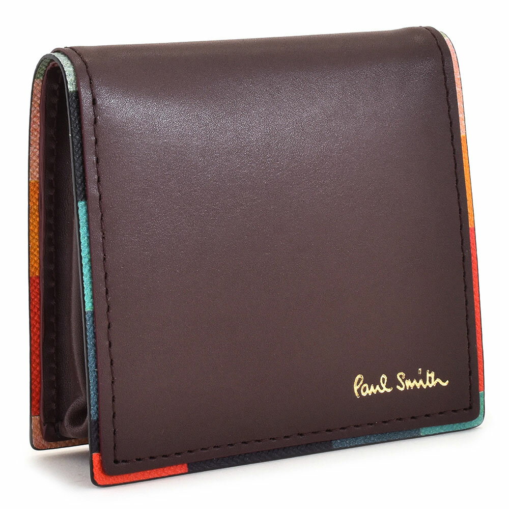 ポールスミス ポールスミス 財布 小銭入れ コインケース BOX型 ワイン Paul Smith psc511-80 メンズ 紳士 ギフト 定番 彼氏 彼女 プレゼント