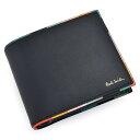 展示品箱なし ポールスミス 財布 二つ折り財布 紺(ネイビー) Paul Smith psc514-30 b メンズ 紳士