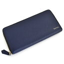 展示品箱なし ポールスミス 財布 長財布 ラウンドファスナー 紺(ネイビー) Paul Smith psc618-30 メンズ 紳士