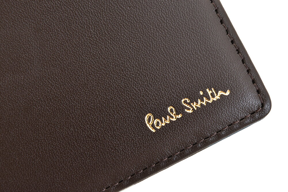 訳あり ポールスミス パスケース 定期入れ チョコ Paul Smith psc220-71 b メンズ 紳士