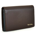 ポールスミス 名刺入れ（メンズ） 展示品箱なし ポールスミス 名刺入れ カードケース チョコ Paul Smith psc221-71 メンズ 紳士