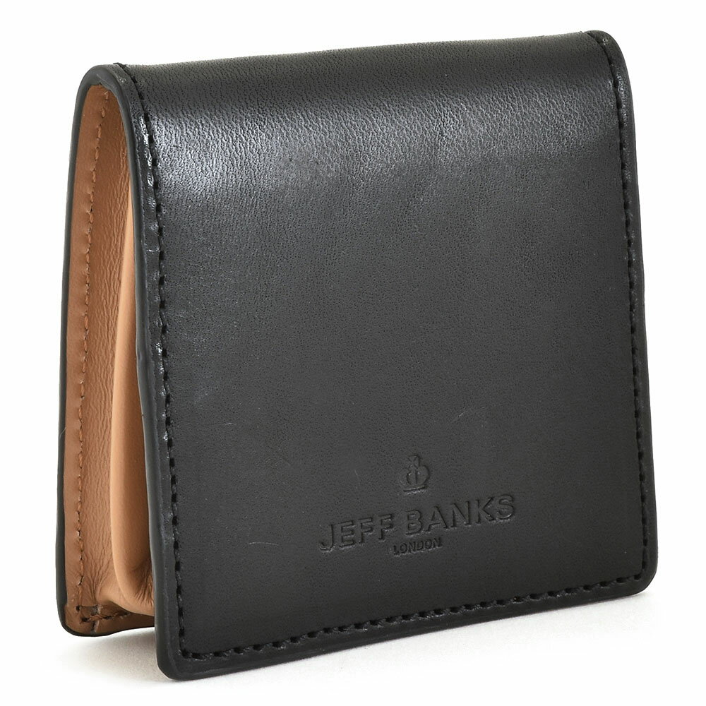 ジェフバンクス 財布 小銭入れ コインケース 黒(ブラック) JEFF BANKS jbp190-10 b メンズ 紳士 ギフト 定番 彼氏 彼女 プレゼント