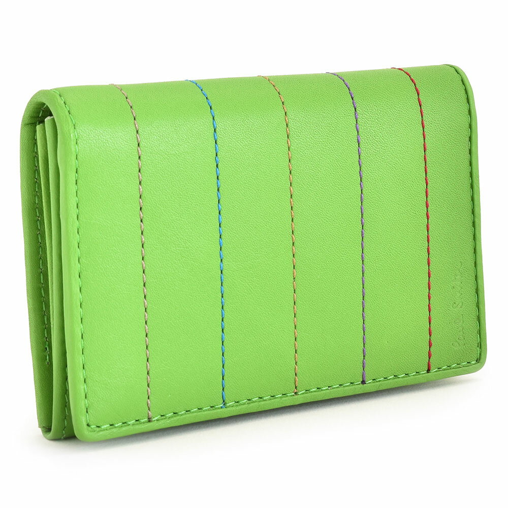 楽天インスピレーション展示品箱なし ポールスミス 名刺入れ カードケース 緑（グリーン） Paul Smith psu032-50 メンズ 紳士 ギフト 定番 彼氏 彼女 プレゼント