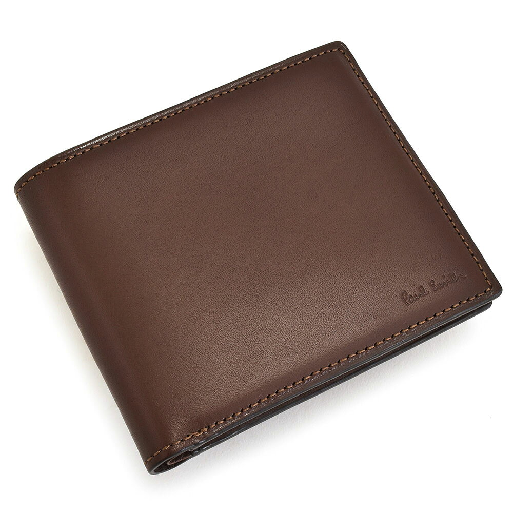 ポールスミス 財布 二つ折り財布 カード&札 チョコ Paul Smith psc484-71 メンズ ...