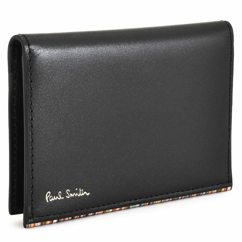 訳あり ポールスミス パスケース 定期入れ 黒(ブラック) Paul Smith psc753-10 b メンズ 紳士