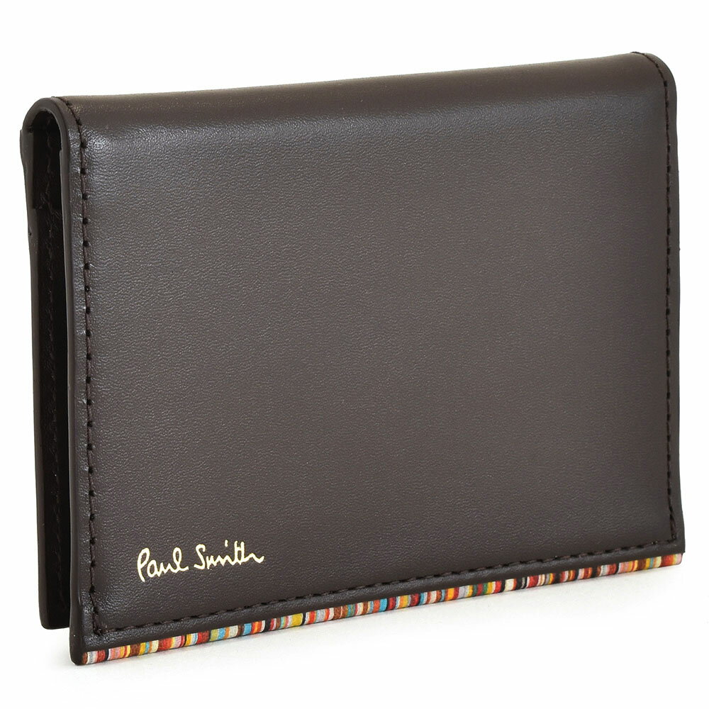 ポールスミス ポールスミス パスケース 定期入れ 茶(ブラウン) Paul Smith psc753-70 メンズ 紳士 ギフト 定番 彼氏 彼女 プレゼント