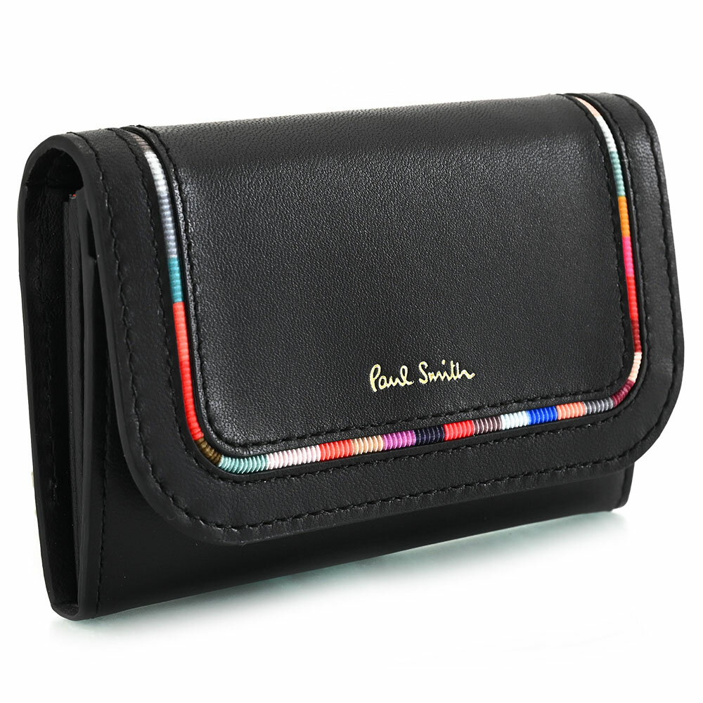 ポールスミス名入れ名刺入れ ポールスミス 名刺入れ カードケース 黒(ブラック) Paul Smith bpw282-10 レディース 婦人 ギフト 定番 彼氏 彼女 プレゼント