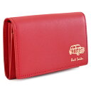 【スーパーSALE対象品】ポールスミス 名刺入れ カードケース 赤(レッド) Paul Smith bps010-20 メンズ 紳士 ギフト 定番 彼氏 彼女 プレゼント