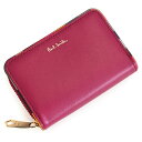 ポールスミス キーケース コインケース ラウンドファスナー ラズベリー Paul Smith pwd951-23 レディース 婦人 ギフト 定番 彼氏 彼女 プレゼント