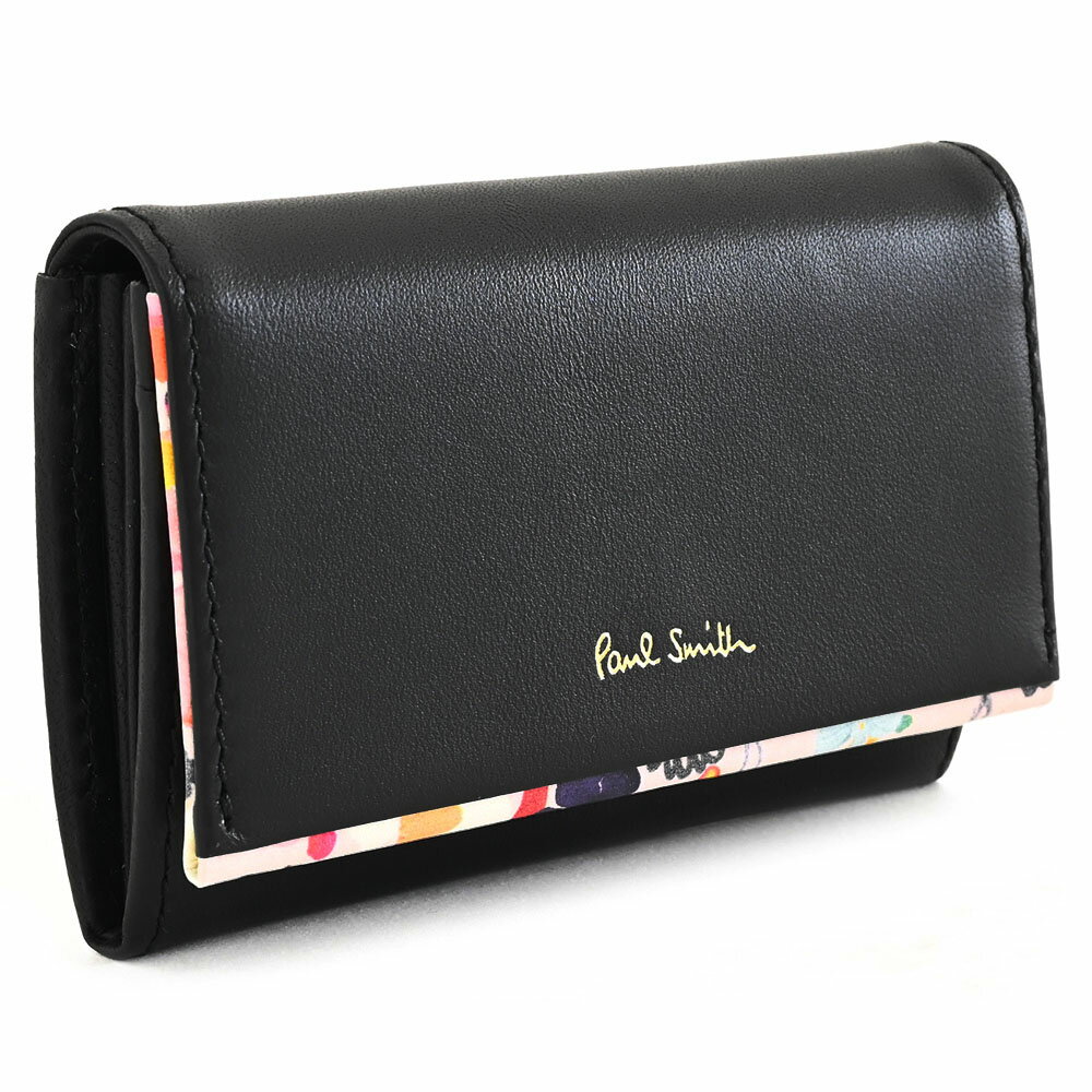 楽天インスピレーションポールスミス 名刺入れ カードケース 黒（ブラック） Paul Smith pwd512-10 レディース 婦人 ギフト 定番 彼氏 彼女 プレゼント