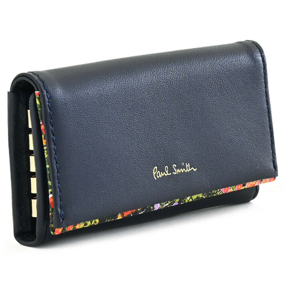 楽天インスピレーションポールスミス キーケース 紺（ネイビー） Paul Smith bpw100-31 レディース 婦人 ギフト 定番 彼氏 彼女 プレゼント