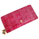 アナスイ 財布 長財布 ラウンドファスナー ワイン ANNA SUI 316914-94(317983)レディース 婦人 ギフト 定番 彼氏 彼女 プレゼント