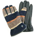 ヴィヴィアンウエストウッドマン 手袋 紺(ネイビー)/灰(グレー) Vivienne Westwood MAN 537vw54524071 メンズ 紳士 ギフト...