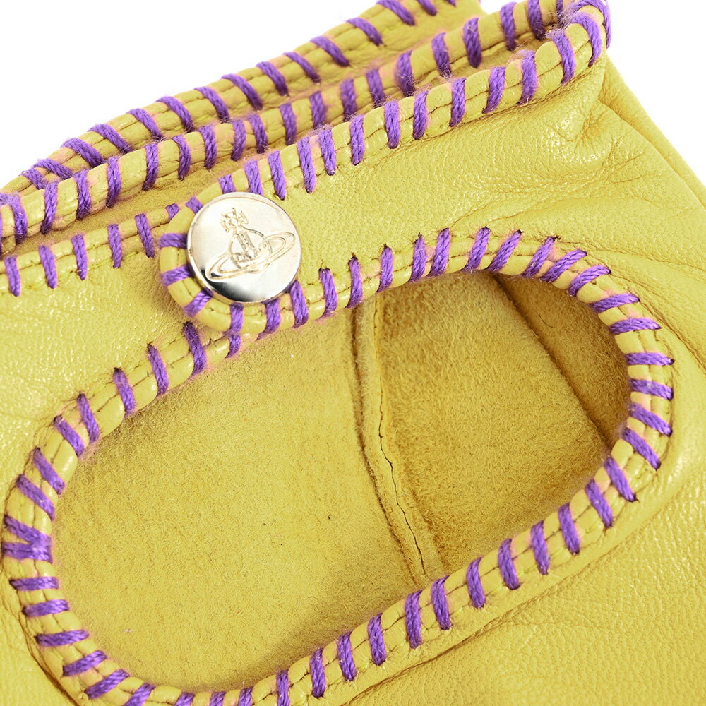 ヴィヴィアンウエストウッド 手袋 黄色(イエロー) Vivienne Westwood ACCESSORIES 20231122-5 レディース 婦人 ギフト 定番 彼氏 彼女 プレゼント