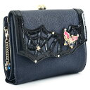 展示品箱なし アナスイ 財布 二つ折り財布 がま口財布 紺(ネイビー) ANNASUI 316551-86 レディース 婦人