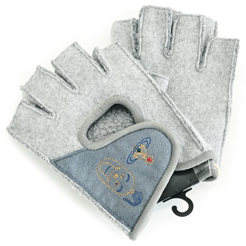 ヴィヴィアンウエストウッド 手袋 灰系(グレー) Vivienne Westwood ACCESSORIES 377vw35523003 メンズ 紳士