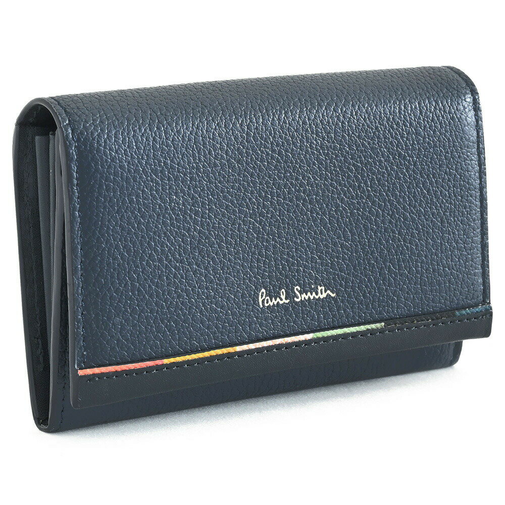 ポールスミス 名刺入れ ポールスミス 名刺入れ カードケース 紺(ネイビー) Paul Smith bpw142-31 レディース 婦人 ギフト 定番 彼氏 彼女 プレゼント