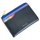 ポールスミス ポールスミス 財布 小銭入れ コインケース L字ファスナー 紺(ネイビー) Paul Smith bpw331-31 レディース 婦人 ギフト 定番 彼氏 彼女 プレゼント