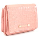 ミラショーン 財布 三つ折り財布 BOX財布 ピンク mila schon msk162-24 レディース 婦人 ギフト 定番 彼氏 彼女 プレゼント