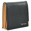 訳あり ポールスミス 財布 小銭入れ コインケース BOX型 黒(ブラック) Paul Smith psq090-10 b メンズ 紳士