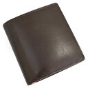 展示品箱なし イズイット 財布 二つ折り財布 チョコ IS/IT 952603 メンズ 紳士